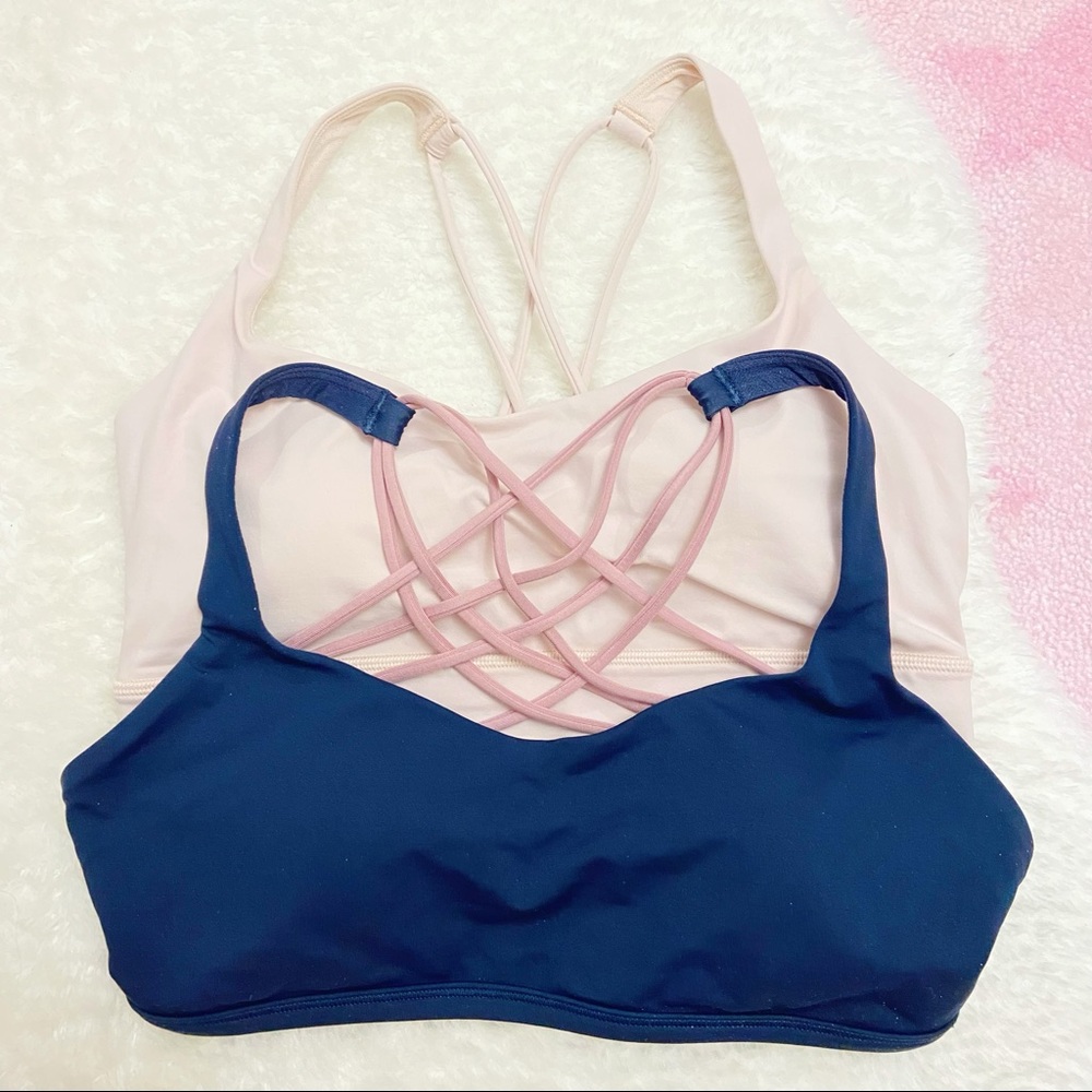 Lululemon blue sport bra  size 8